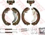 TRW BK1602 комплект тормозных колодок на OPEL KADETT D (31_-34_, 41_-44_)