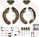 TRW BK1675 комплект тормозных колодок на FORD FIESTA фургон (FVD)