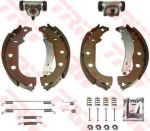 TRW BK1763 комплект тормозных колодок на FIAT FIORINO Pick up (146)