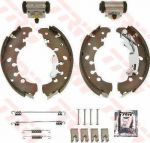 TRW BK1777 комплект тормозных колодок на FIAT PANDA Van (169)