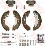 TRW BK2609 комплект тормозных колодок на HYUNDAI ACCENT II седан (LC)