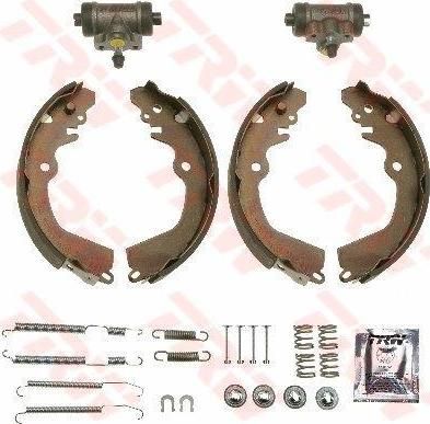 TRW BK2934 комплект тормозных колодок на MITSUBISHI CARISMA (DA_)