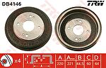 TRW DB4146 тормозной барабан на HONDA ACCORD IV (CB)