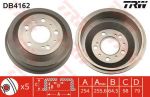 TRW DB4162 тормозной барабан на PEUGEOT BOXER фургон (230L)