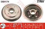 TRW DB4174 тормозной барабан на NISSAN MICRA I (K10)