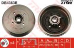 TRW DB4363B тормозной барабан на RENAULT MODUS / GRAND MODUS (F/JP0_)