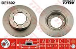 TRW DF1802 Диск тормозной зад. LR Defender 98- Discovery l,ll 89- Range Rover l 70-94 290x12,5mm (FRC9831)