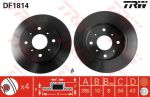 TRW DF1814 тормозной диск на ROVER 800 (XS)
