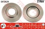 TRW DF2629 тормозной диск на BERTONE FREECLIMBER