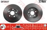 TRW DF3037 Диск торм пер вент CAMRY/CARINA -92 (561442J) (561442J)