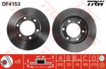 TRW DF4153 Диск тормозной TOYOTA LAND CRUISER 2.4-4.2 75-96 передний