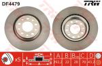 TRW DF4479 тормозной диск на ALFA ROMEO 159 (939)