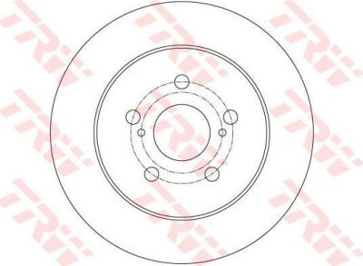 TRW DF6145 тормозной диск на TOYOTA PRIUS (ZVW5_)