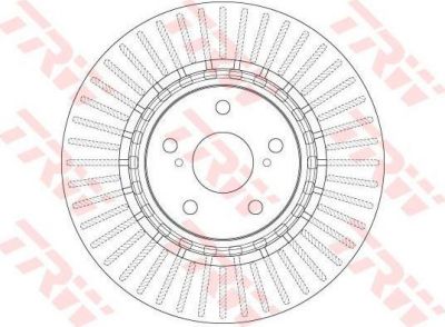 TRW DF6265 Диск тормозной TOYOTA RAV4 12- передний вент. D=328мм