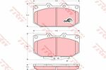 TRW GDB1006 Колодки тормозные перед. SUBARU Impreza 94-00 NISSAN 300ZX 90-95 (4106037P91)