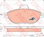 TRW GDB1216 Колодки торм. Citroen - FIAT - Peugeot Dispatch/Ev (571843J)