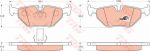 TRW GDB1265 Колодки задние E39 95-02 (34211163395)