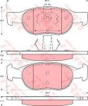 TRW GDB1382 Колодки торм.пер. FIAT Punto/Punto Van 1,9D/1,9DS 99=> (571972)