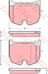 TRW GDB1541 GDB1541 Колодки торм пер MB W220/215/R230 01-