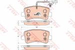 TRW GDB1903 Колодки тормозные задние OPEL MOVANO/RENAULT MASTER 10- (4420066)