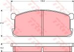 TRW GDB194 комплект тормозных колодок, дисковый тормоз на MITSUBISHI GALANT II Station Wagon (A16_V)