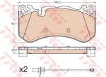 TRW GDB1977 Колодки тормозные пер. AUDI RS6 Quattro 04/08-08/10 торм. сист.Brembo