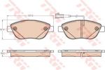 TRW GDB2001 Колодки тормозные пер. FIAT Linea 09/08>