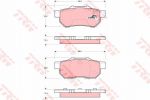 TRW GDB3113 Колодки тормозные дисковые задние HONDA CIVIC Mk V (EJ9, EK3/4) 1995/11 - 2001/02 с датчиком (572134)