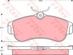 TRW GDB3271 Колодки тормозные передние NISSAN Almera II (N16) 00-, Primera 95-02 (410604M526)