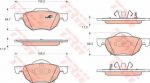 TRW GDB3355 Колодки передние HONDA ACCORD 03- (45022SEAE01)