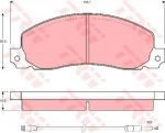 TRW GDB344 Колодки тормозные дисковые GDB344