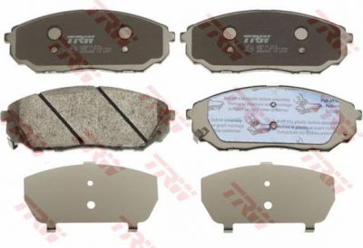 TRW GDB3452 Колодки тормозные KIA SORENTO 02- передние (581013EE01)