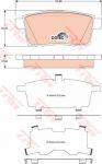 TRW GDB3472 Колодки задние MAZDA CX-7 / CX-9 (EHY42643Z)