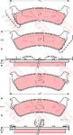 TRW GDB4124 Колодки тормозные JEEP CHEROKEE/GRAND CHEROKEE 2.5-5.9 91-99 задние