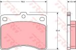 TRW GDB736 Колодки тормозные перед. DAIHATSU HIJET 86-89 (449187511)