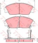 TRW GDB763 Колодки диск. Civic, Civic CRX 10.87-12.96 45022SF1000 (572330)