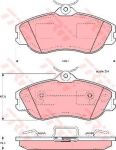 TRW GDB815 Колодки тормозные перед. VAG A100/A200, Quattro 86-92 441698151E (571402)