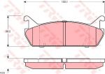 TRW GDB887 Колодки диск. зад. 323 IV 1,8 89-94 APPLAUSE 89-97, SUZUKI Baleno 1,8/1,9TD 96-02 0449287102 (BL782643Z)