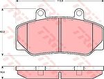 TRW GDB970 Колодки тормозные VOLVO 740/760/940/960 82-96 передние (2711794)