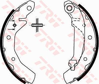 TRW GS8645 Колодки барабанные DAEWOO Matiz V0.8 98-> V1.0 03-> Aveo (96268686)