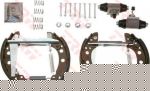 TRW GSK1500 комплект тормозных колодок на VW SCIROCCO (53B)