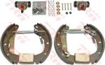TRW GSK1606 комплект тормозных колодок на OPEL KADETT E Наклонная задняя часть (33_, 34_, 43_, 44_)