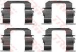 TRW PFK390 комплектующие, колодки дискового тормоза на OPEL FRONTERA B (6B_)