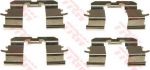 TRW PFK422 PFK422_[0441227000] !ремк-т торм.колодок пер. Toyota Yaris 1.0 16V/1.3 16V/1.4D 99>