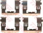 TRW PFK582 Пружины прижимные дисковых колодок к-т.SUBARU FORESTER/LEGACY/OUTBACK 02- перед. (551098700)