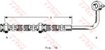 TRW PHD121 тормозной шланг на MAZDA 323 III Station Wagon (BW)