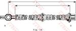 TRW PHD145 тормозной шланг на TOYOTA CAMRY (_V2_)