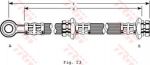 TRW PHD146 тормозной шланг на SUZUKI SWIFT I (AA)