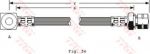 TRW PHD161 тормозной шланг на OPEL KADETT D (31_-34_, 41_-44_)