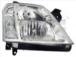 TYC 20-0338-05-2 основная фара на OPEL MERIVA
